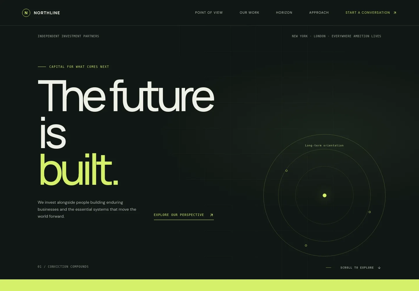 Investment Company Website Template