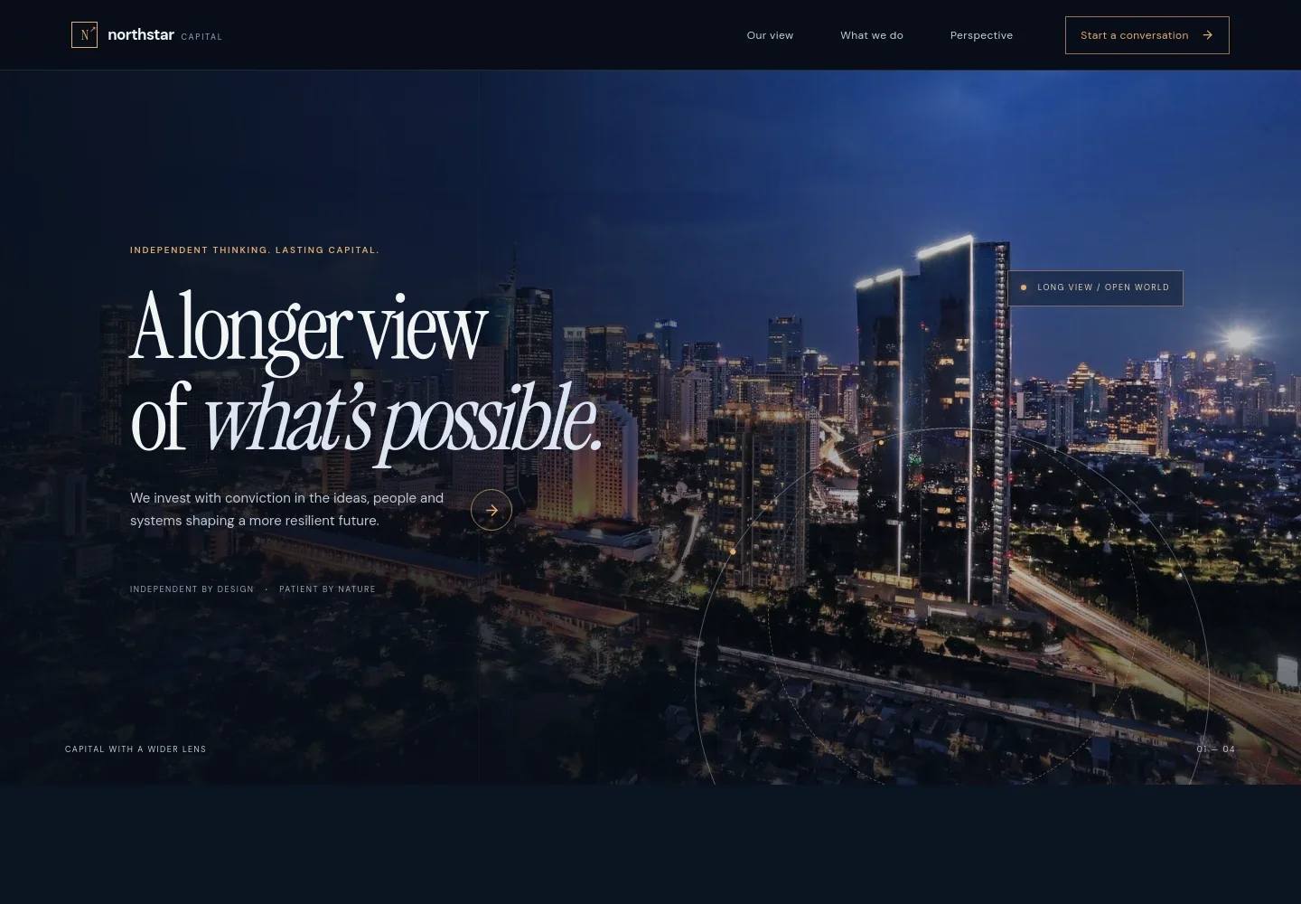 Investment Website Template