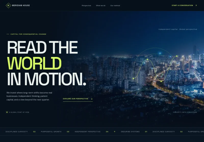 Investor Website Template