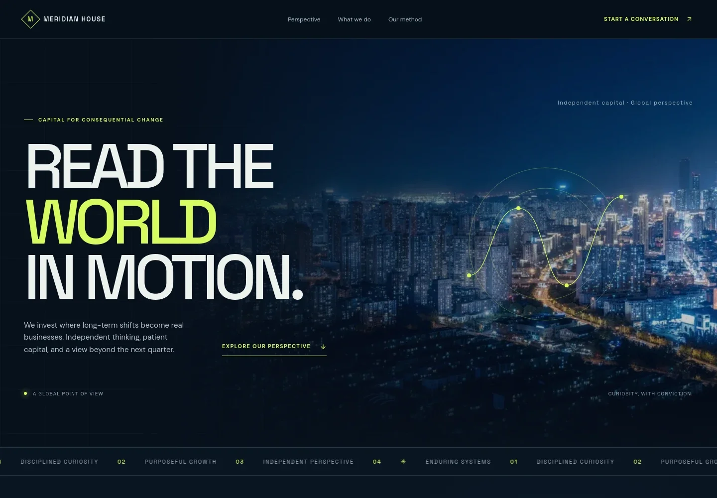Investor Website Template