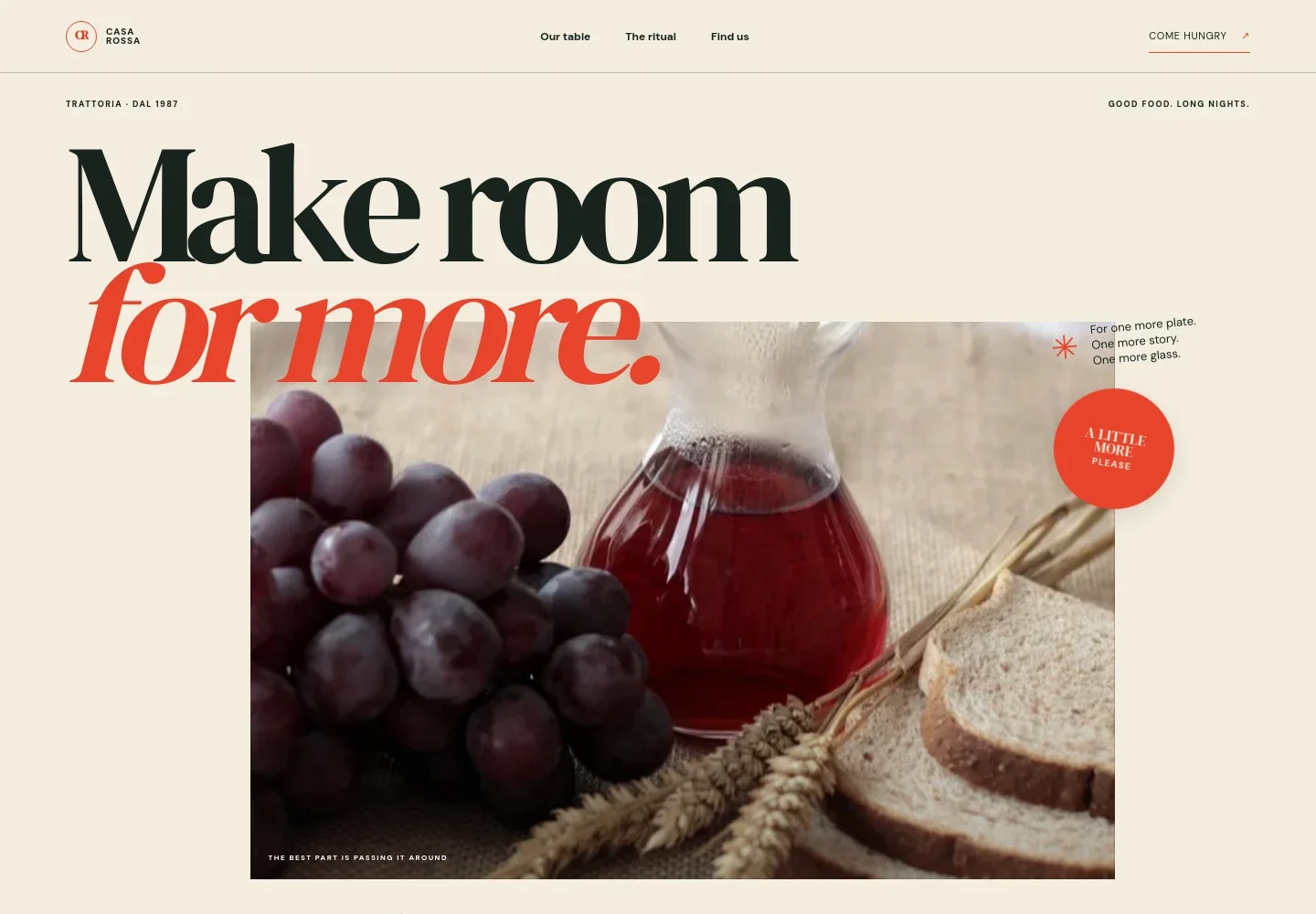 Italian Restaurant Website Template