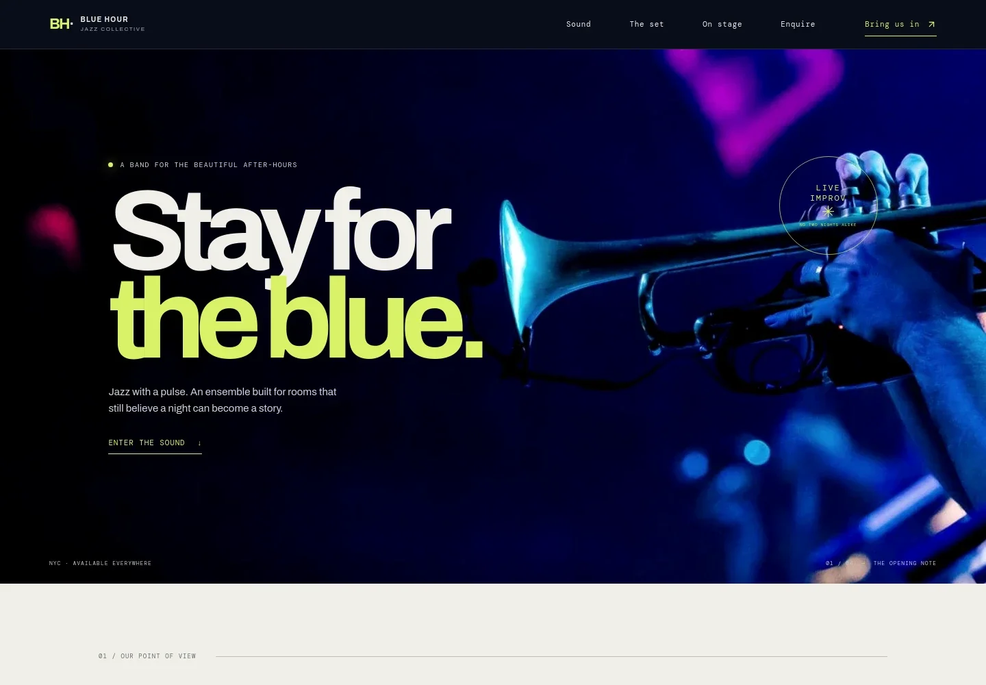 Jazz Band Website Template