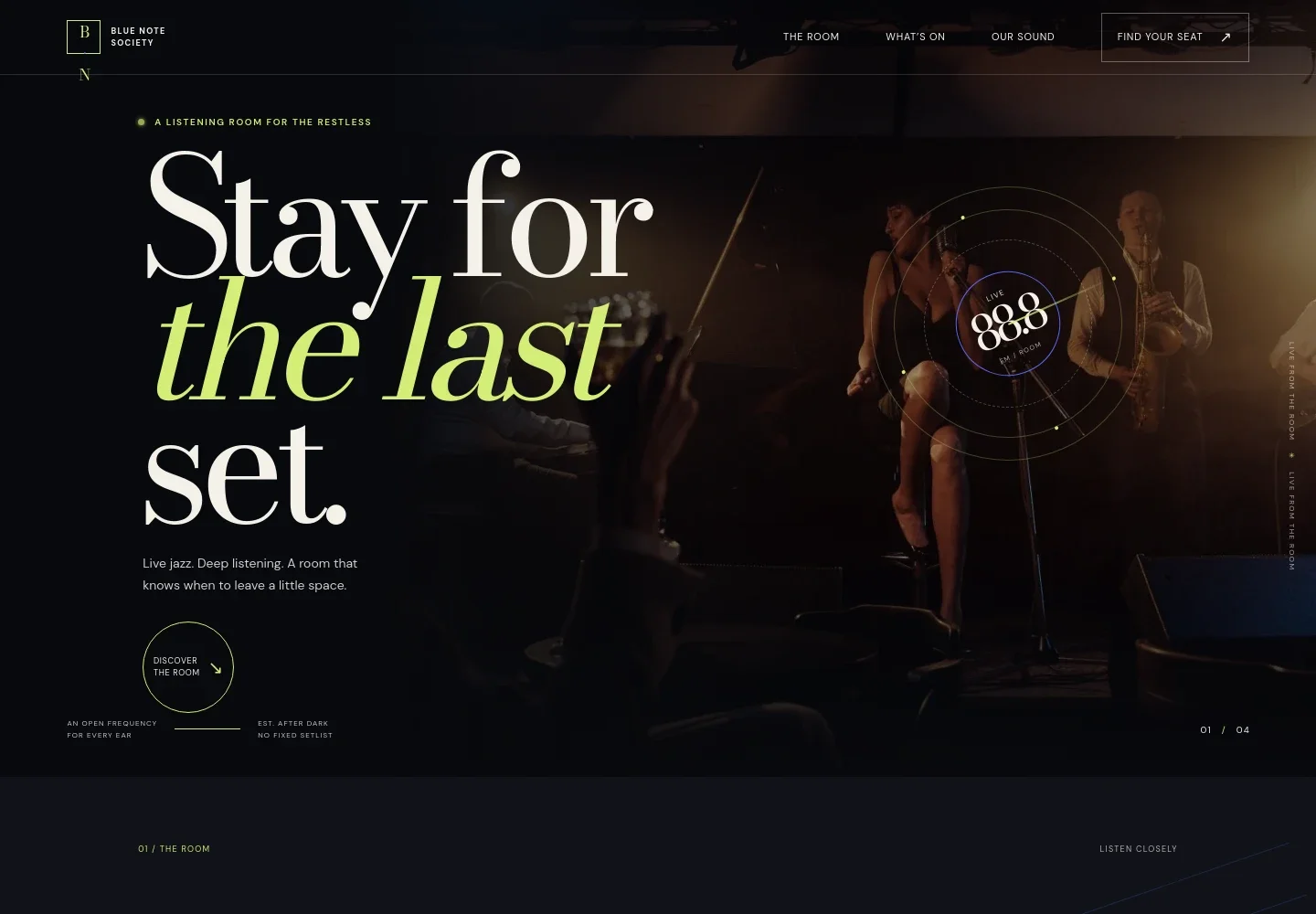 Jazz Music Website Template
