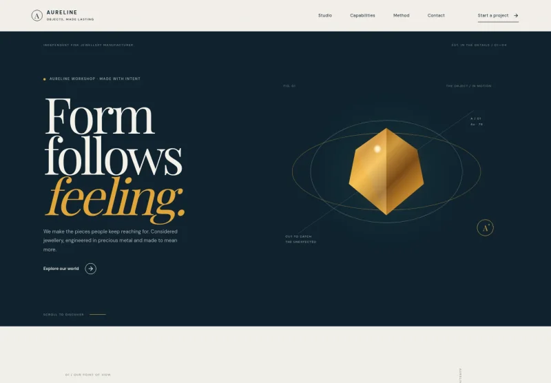 Jewelry Manufacturer Website Template
