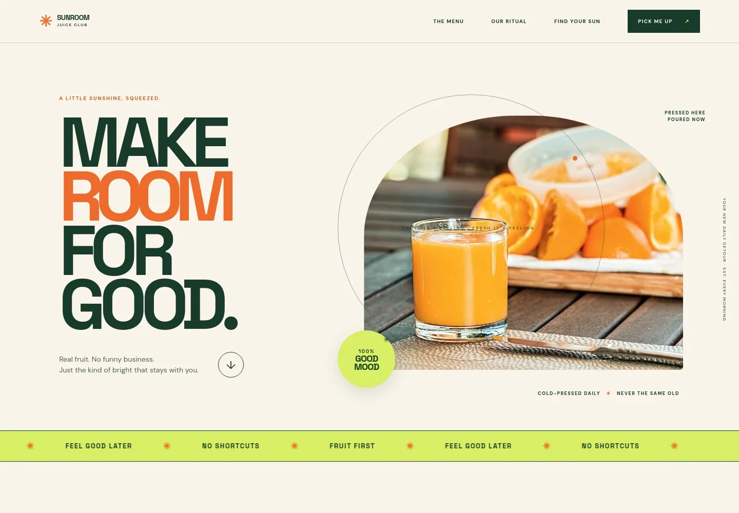 Juice Shop Website Template
