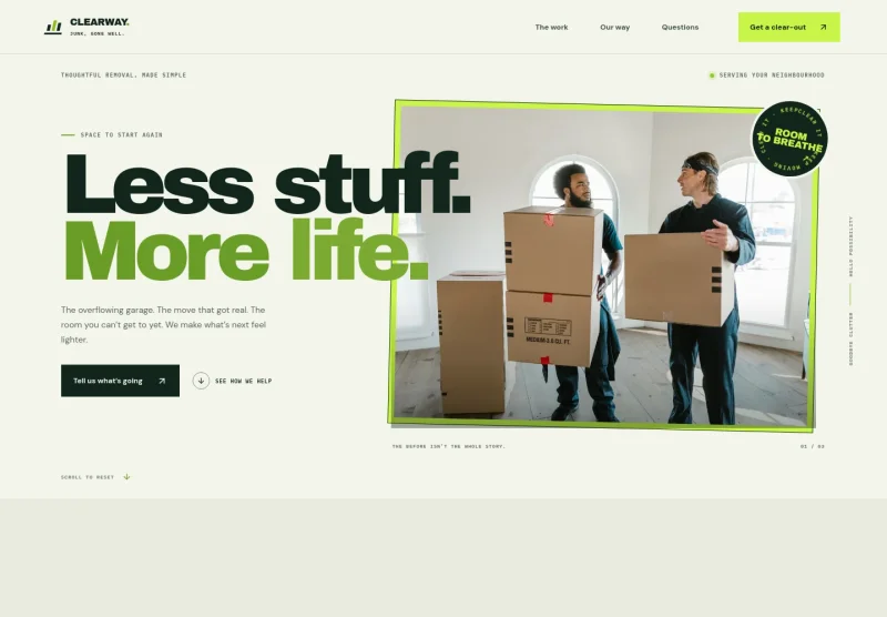 Junk Removal Website Template