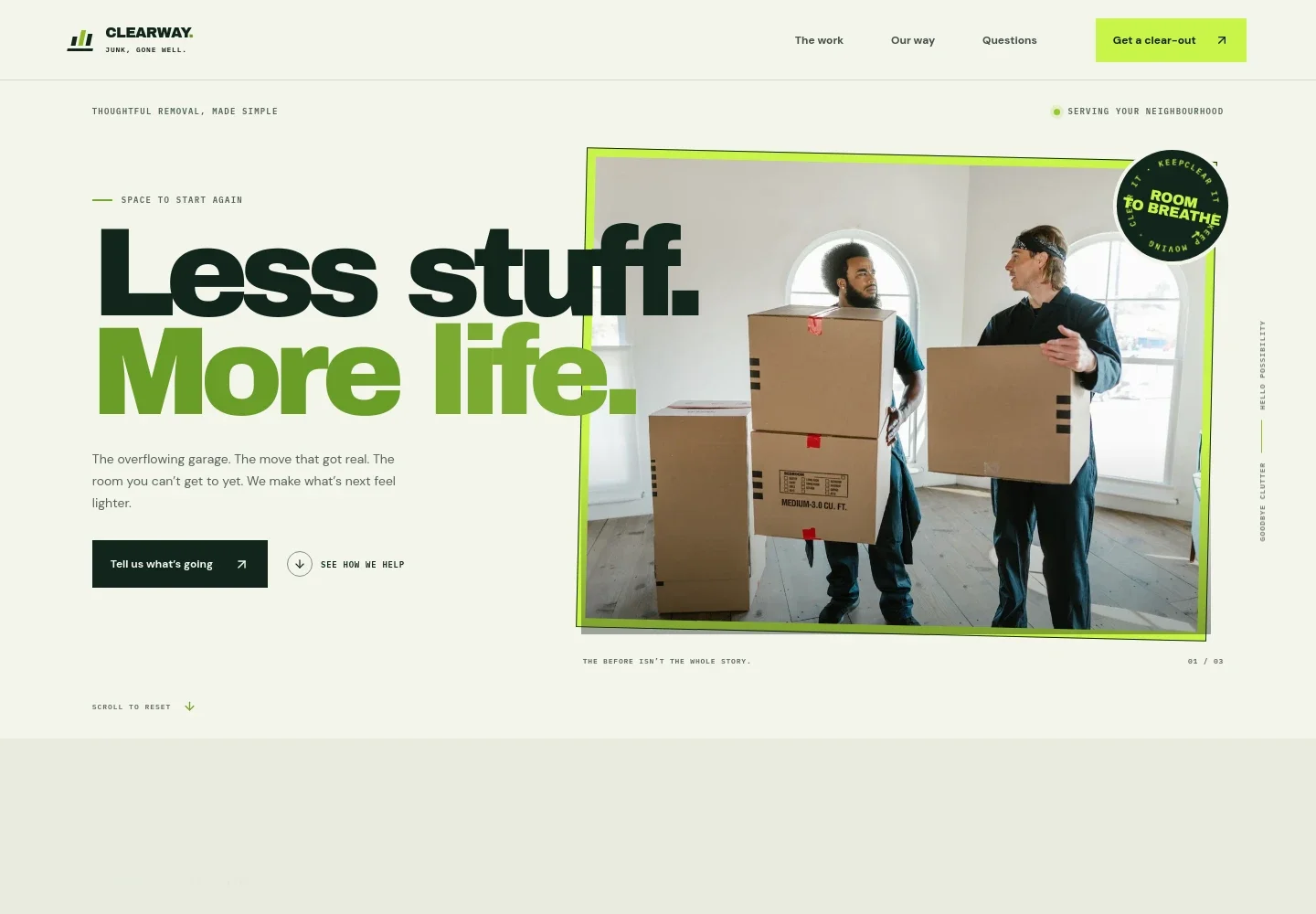 Junk Removal Website Template