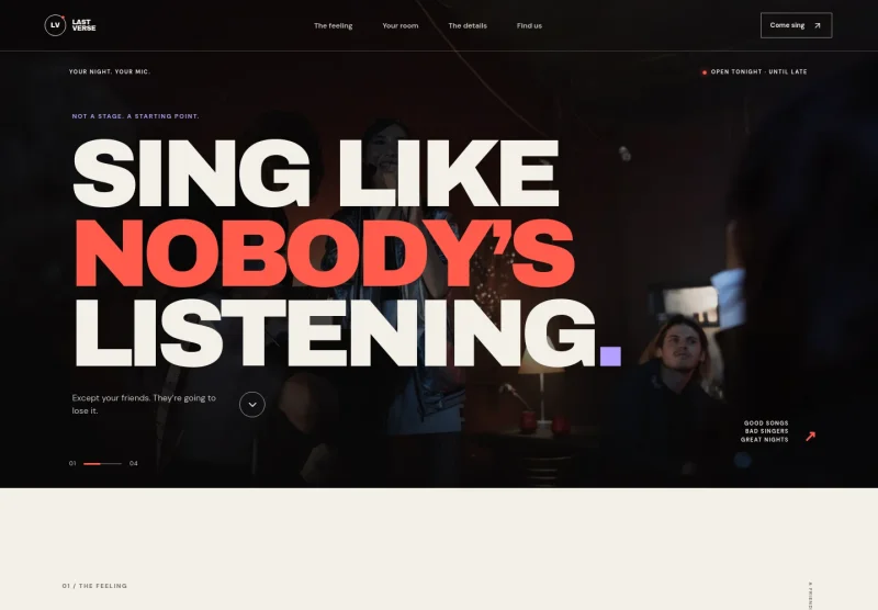Karaoke Bar Website Template