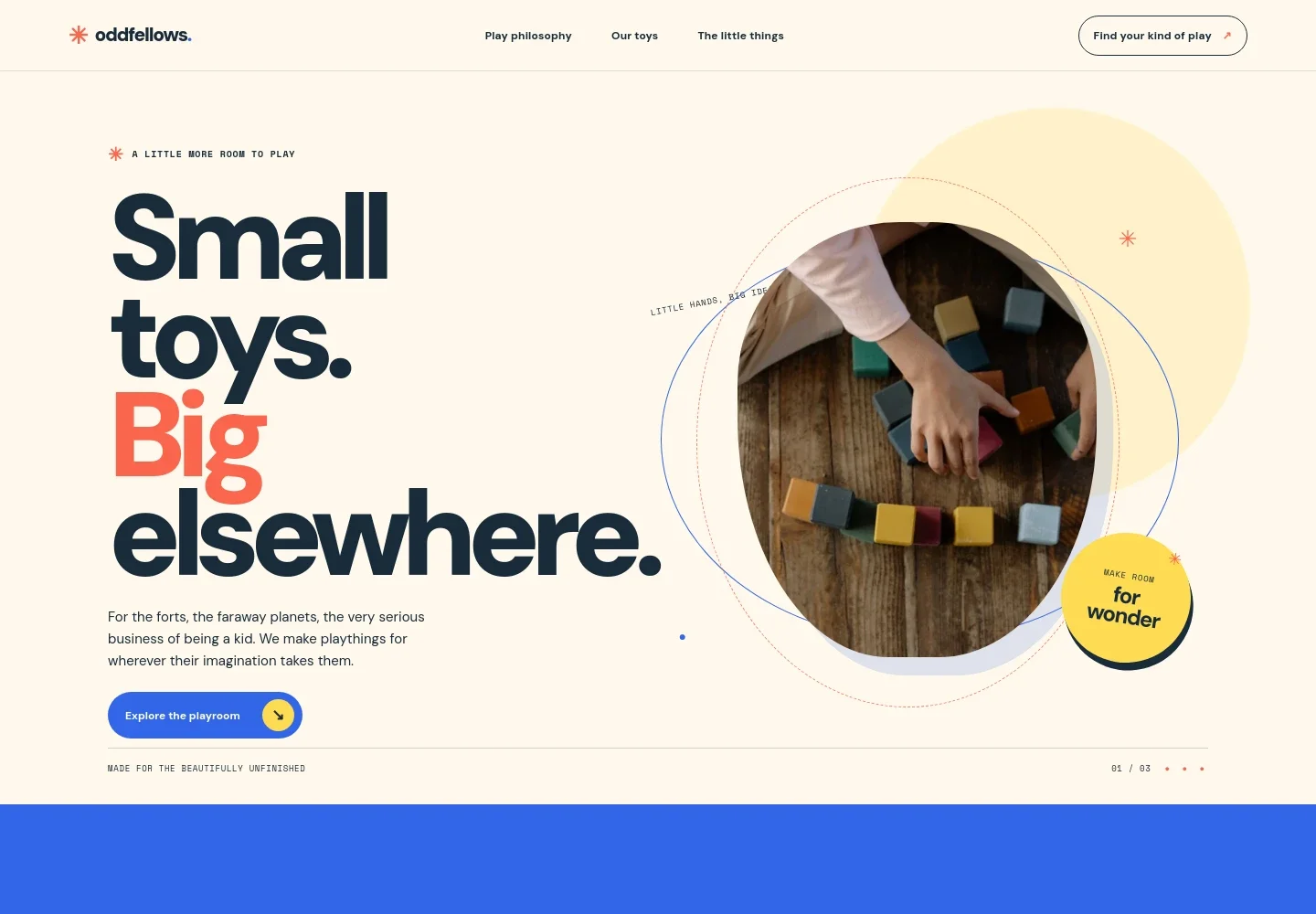 Kids-and-toys Website Template