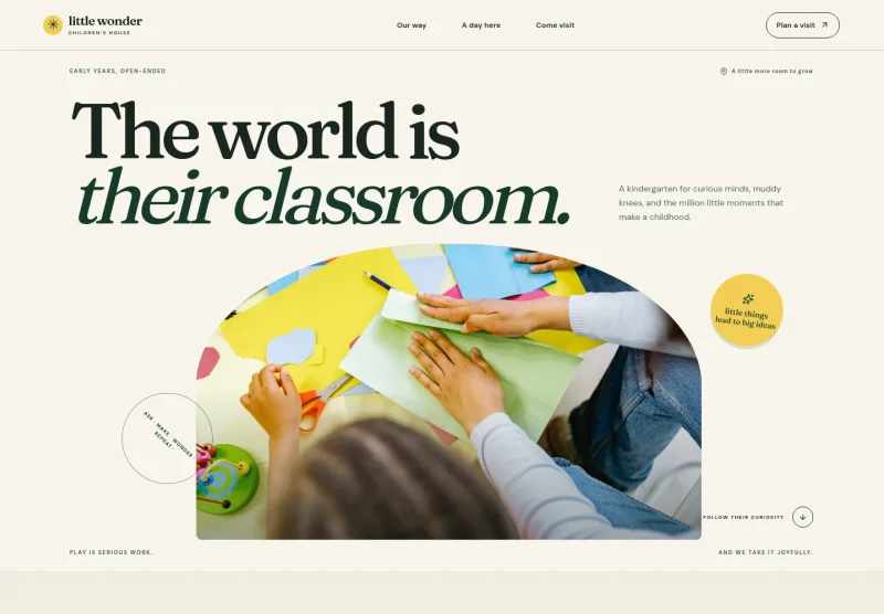 Kindergarten Website Template