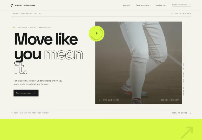 Kinesiologist Website Template