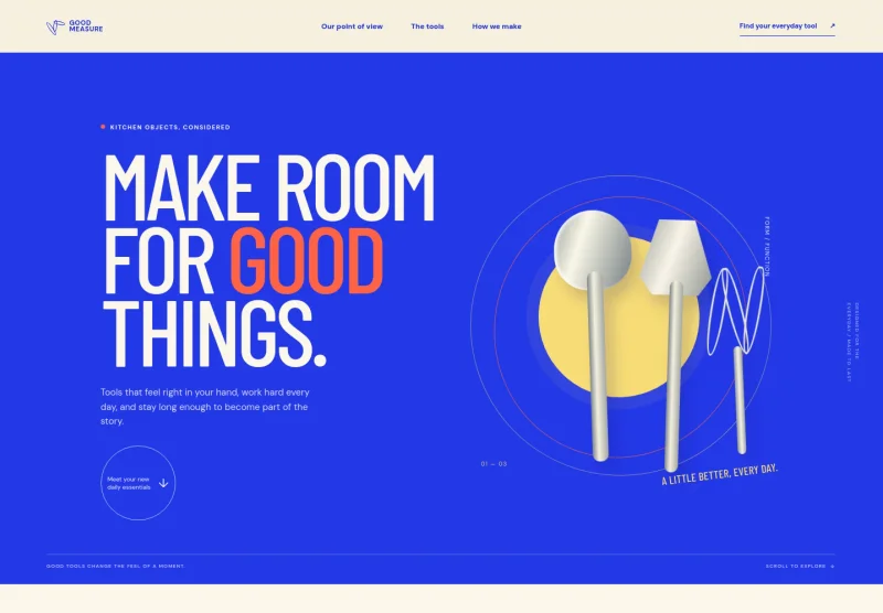 Kitchen Accessories Website Template