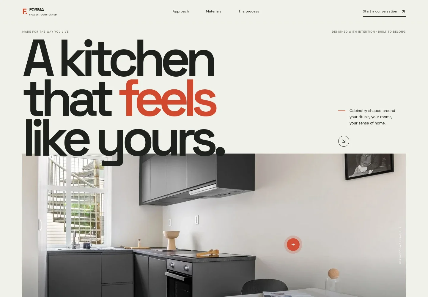 Kitchen Cabinets Website Template