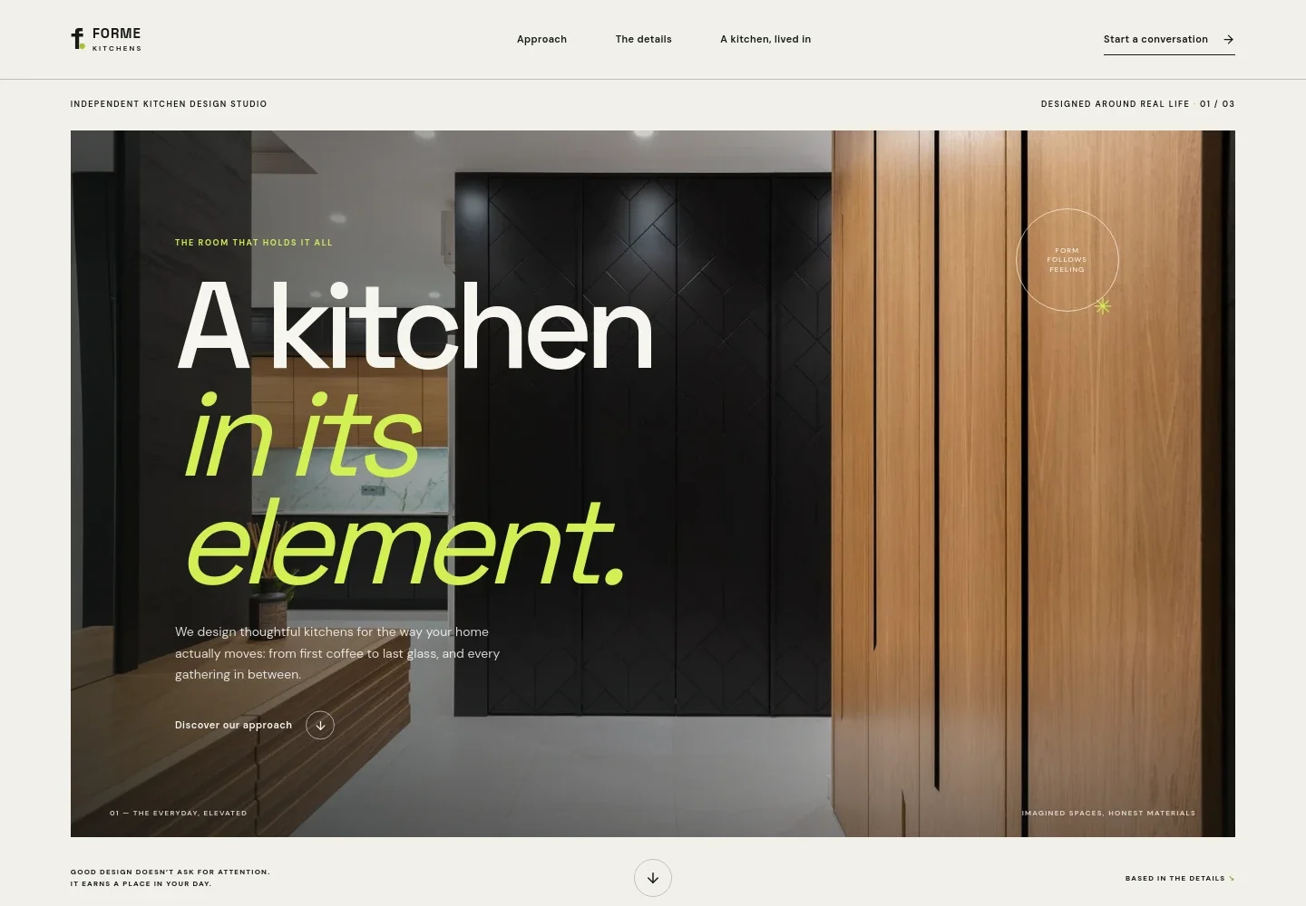 Kitchen Design Website Template