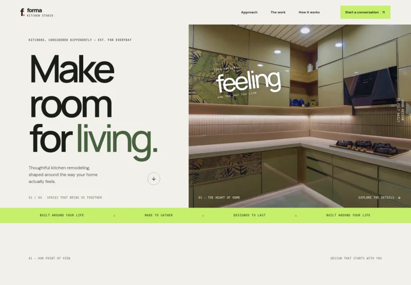 Kitchen Remodeling Website Template