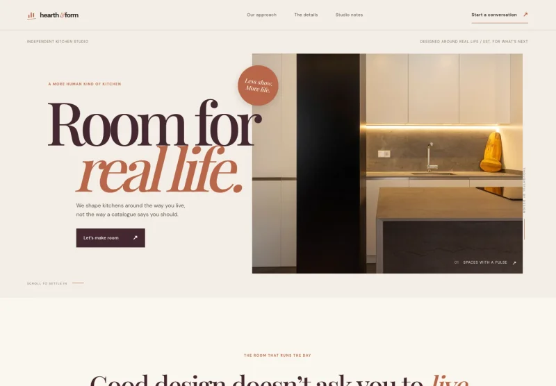 Kitchen Website Template