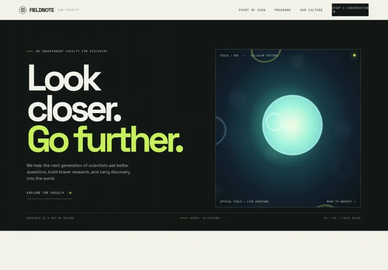 Lab Faculty Website Template
