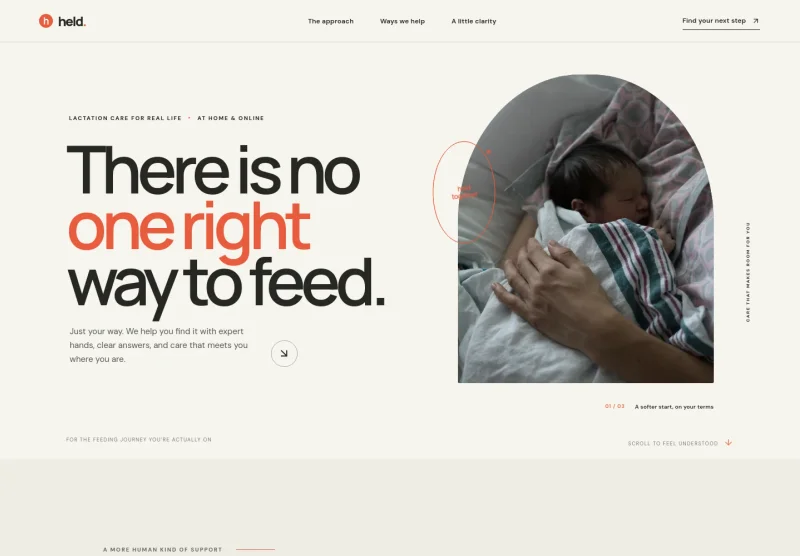 Lactation Consultant Website Template