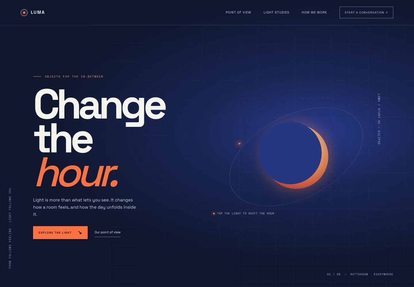 Lamp Website Template