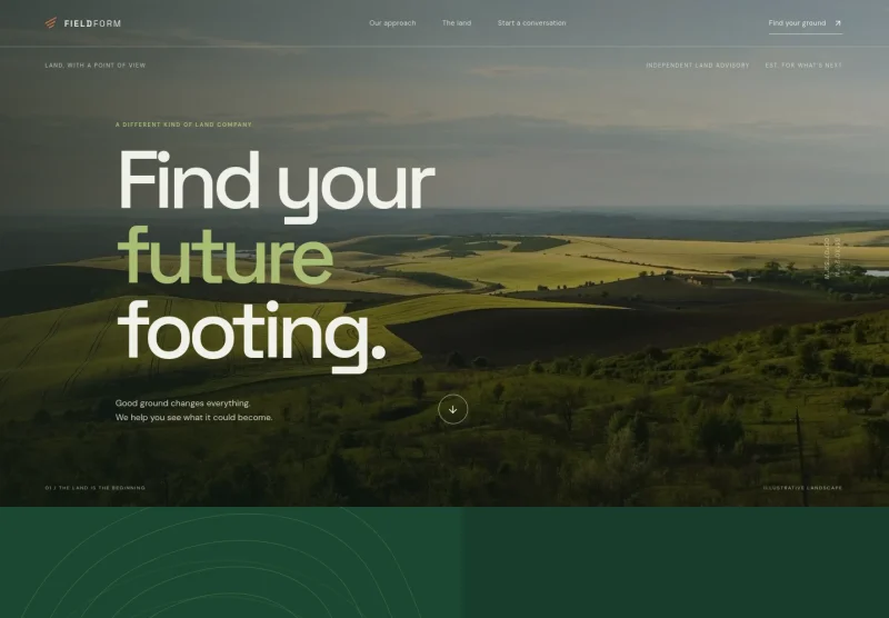 Land Sale Website Template