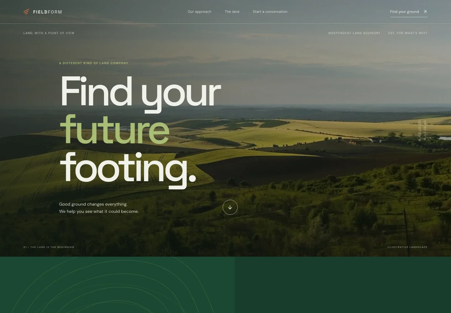 Land Sale Website Template