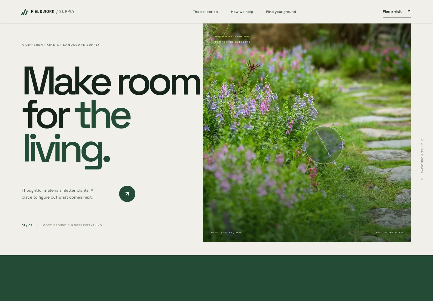 Landscaping Supply Store Website Template