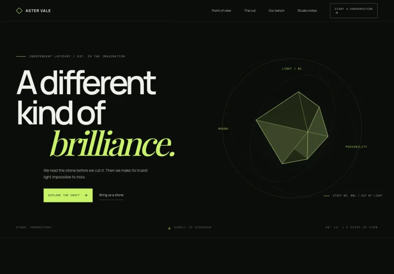 Lapidary Website Template