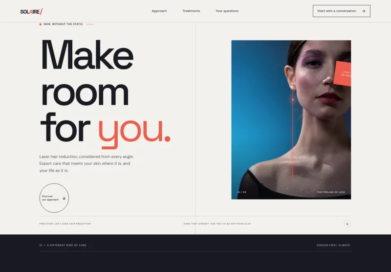 Laser Hair Removal Website Template