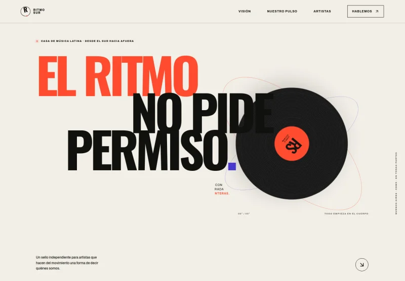 Latin Music Website Template