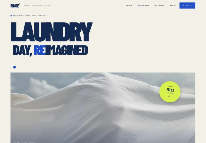 Laundry Website Template