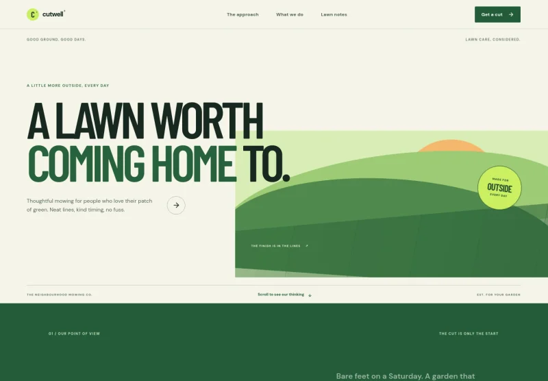Lawn Mowing Website Template