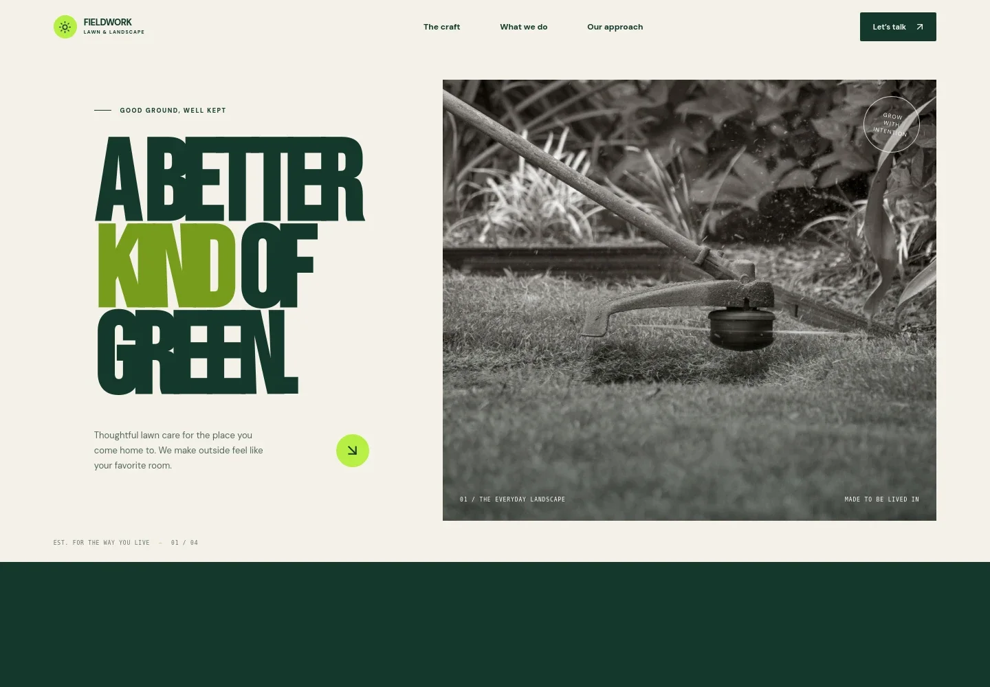 Lawn Service Website Template