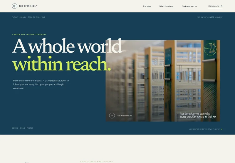 Library Website Template