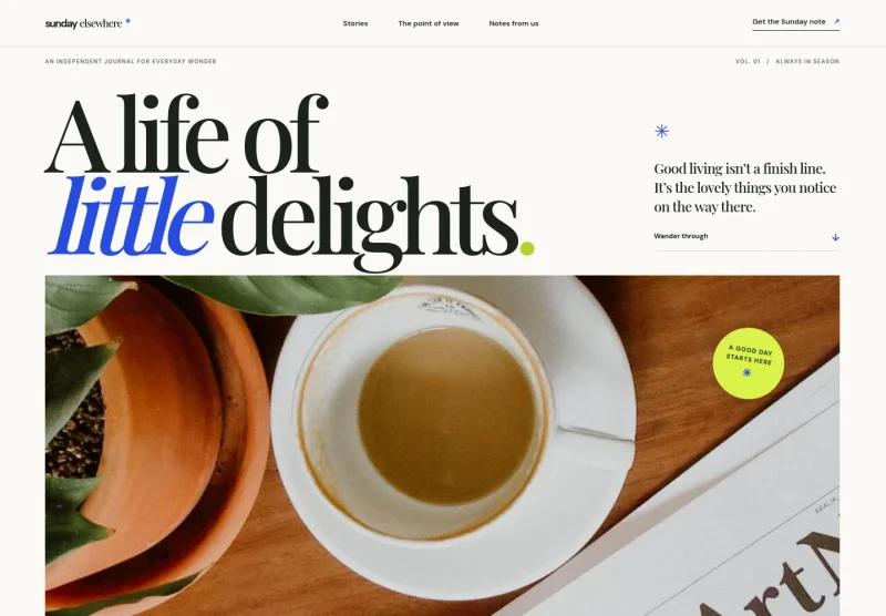 Lifestyle Blog Website Template