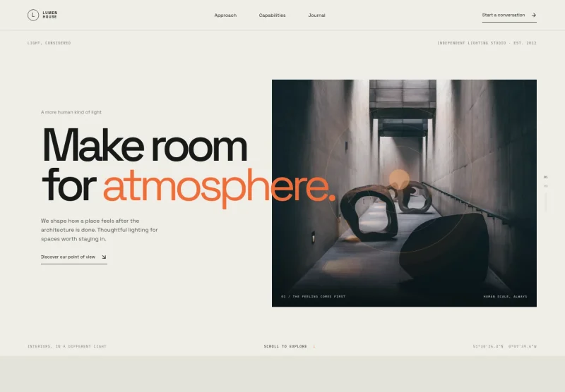 Lighting Website Template