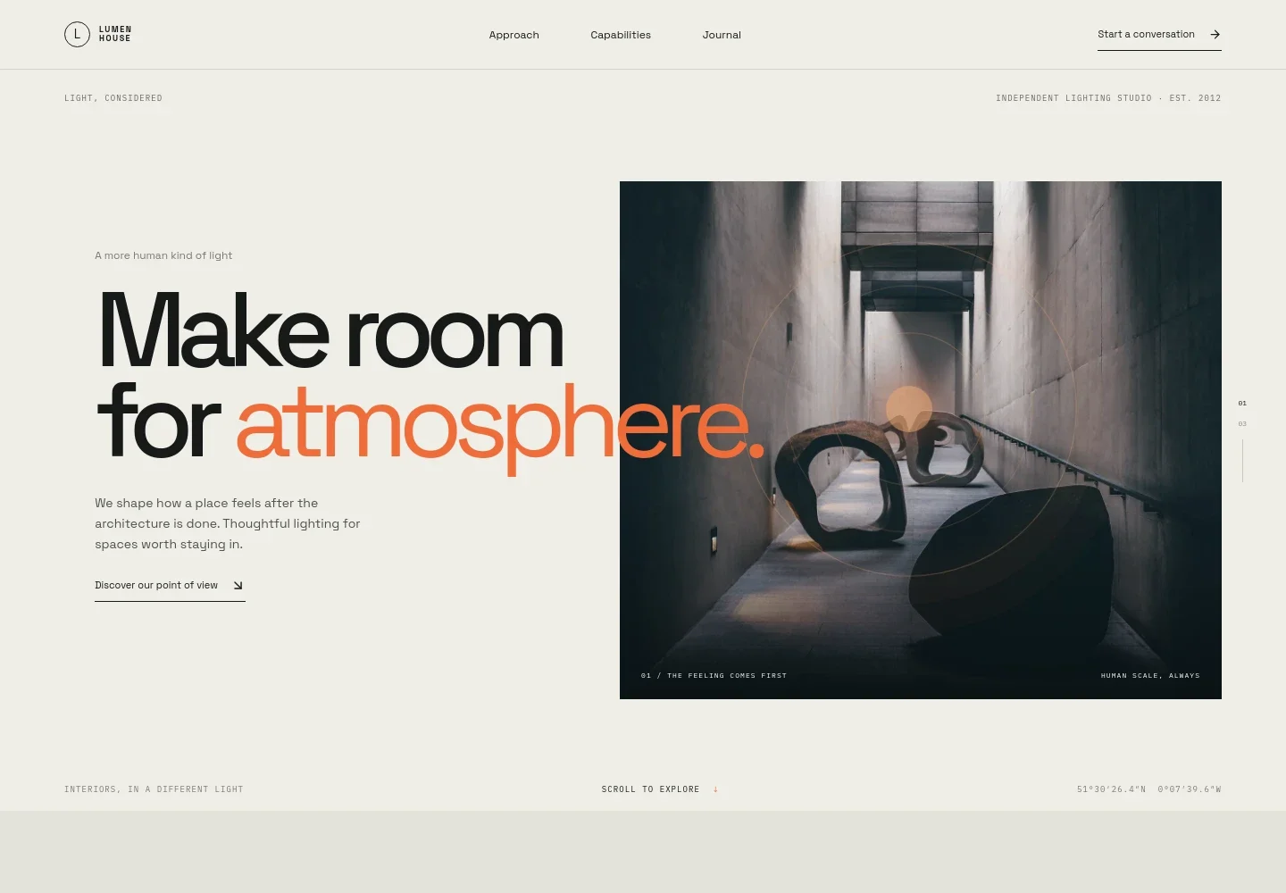 Lighting Website Template