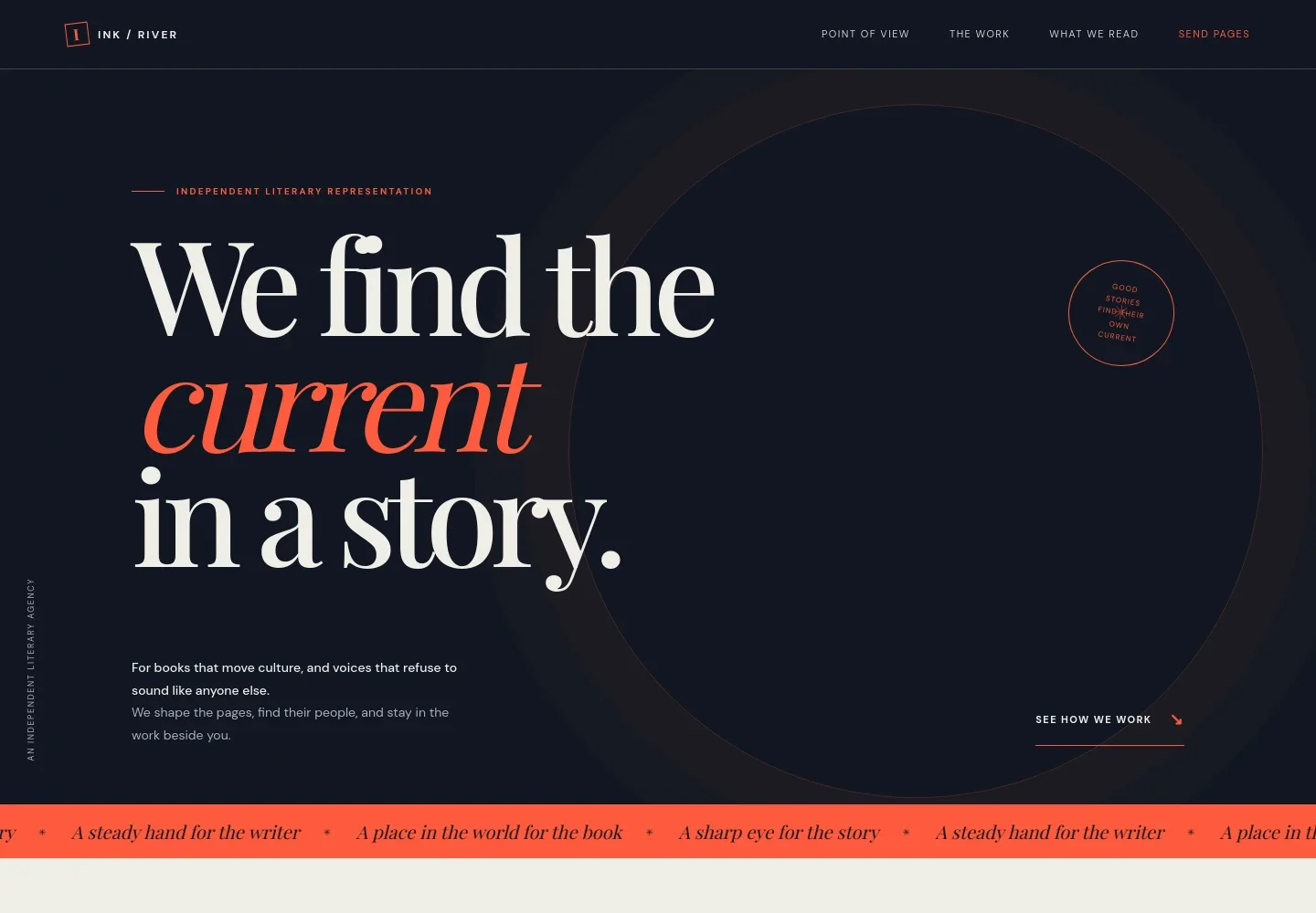 Literary Agent Website Template