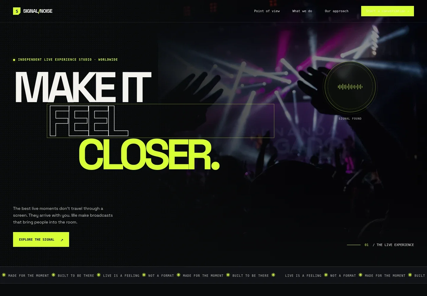 Live Streaming Website Template