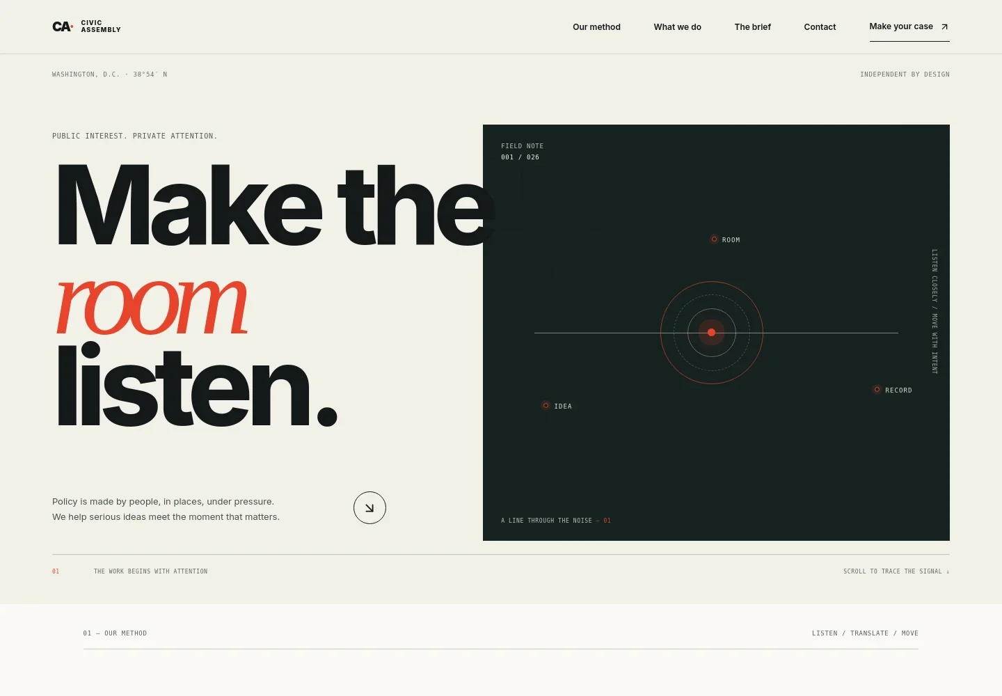 Lobbyist Website Template