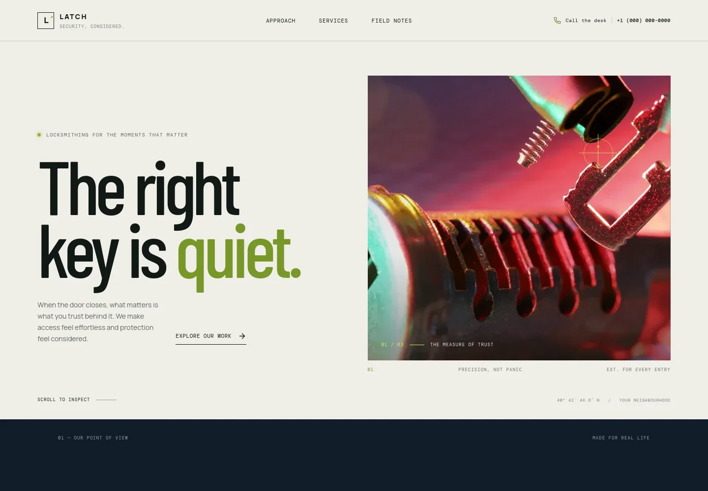 Locksmith Website Template