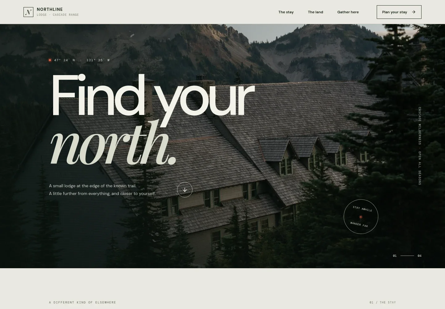 Lodge Website Template