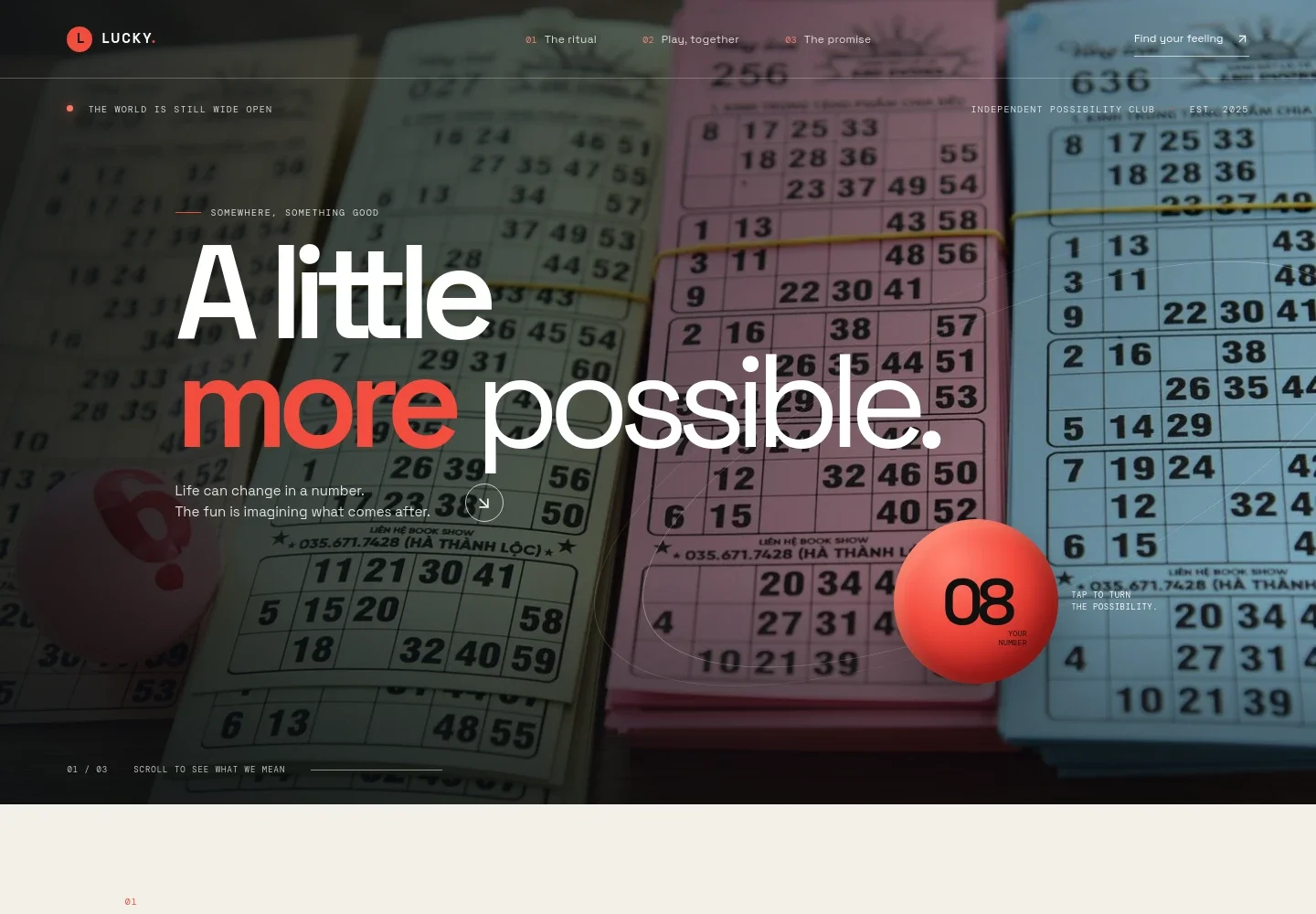 Lottery Website Template
