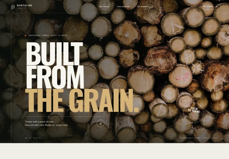 Lumber Website Template
