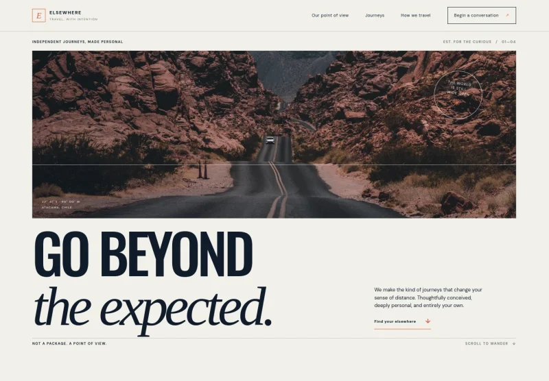 Luxury Travel Website Template