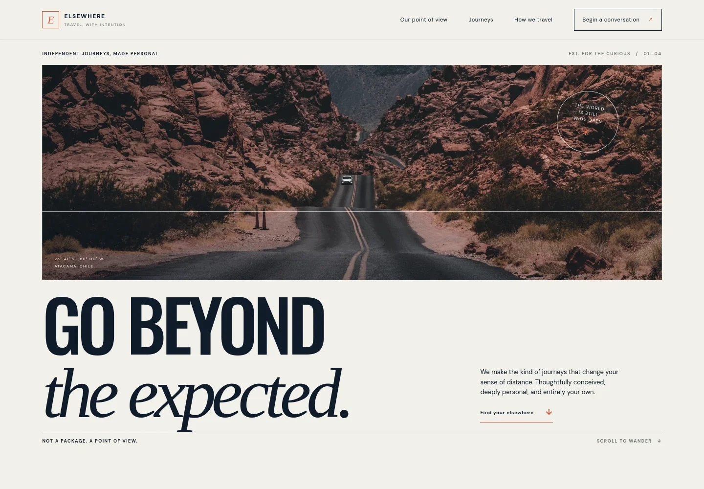 Luxury Travel Website Template