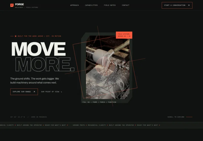 Machinery Website Template