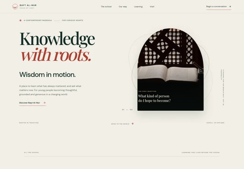 Madrasa Website Template