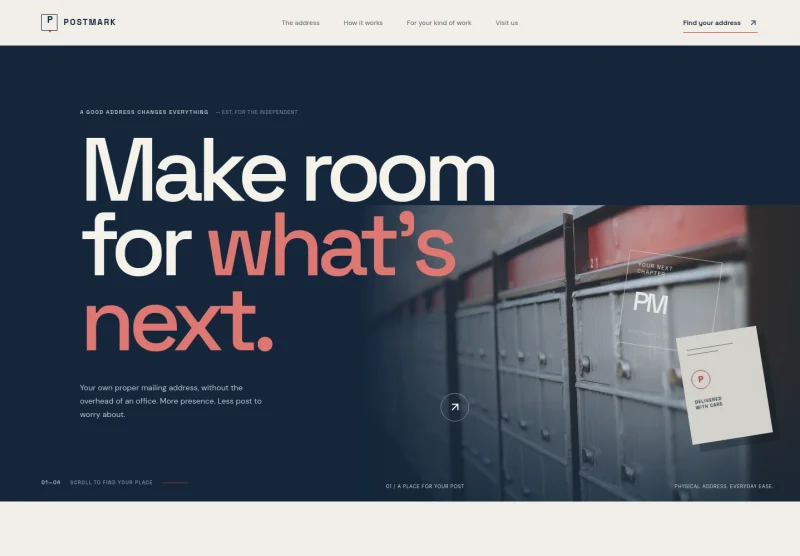 Mailbox Rental Service Website Template