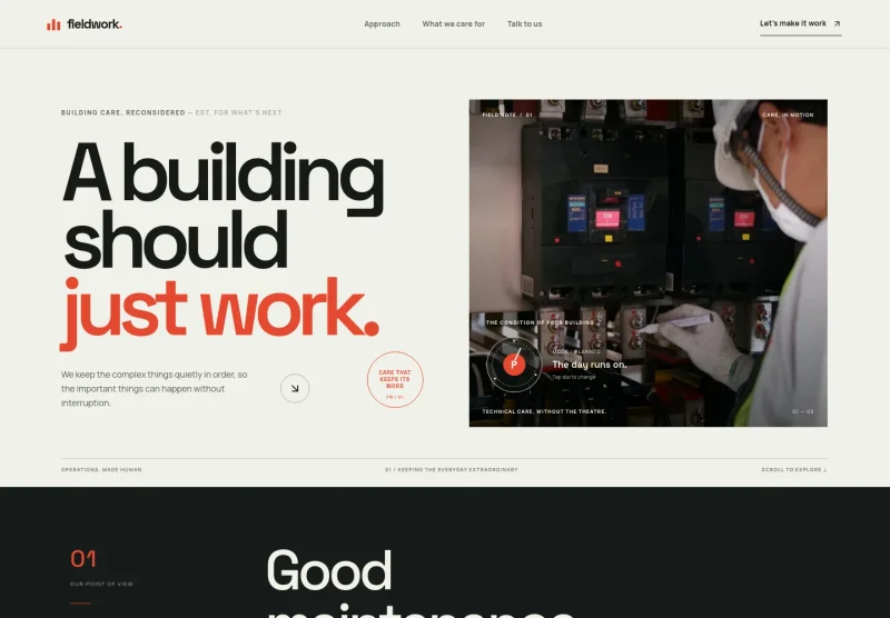 Maintenance Services Website Template