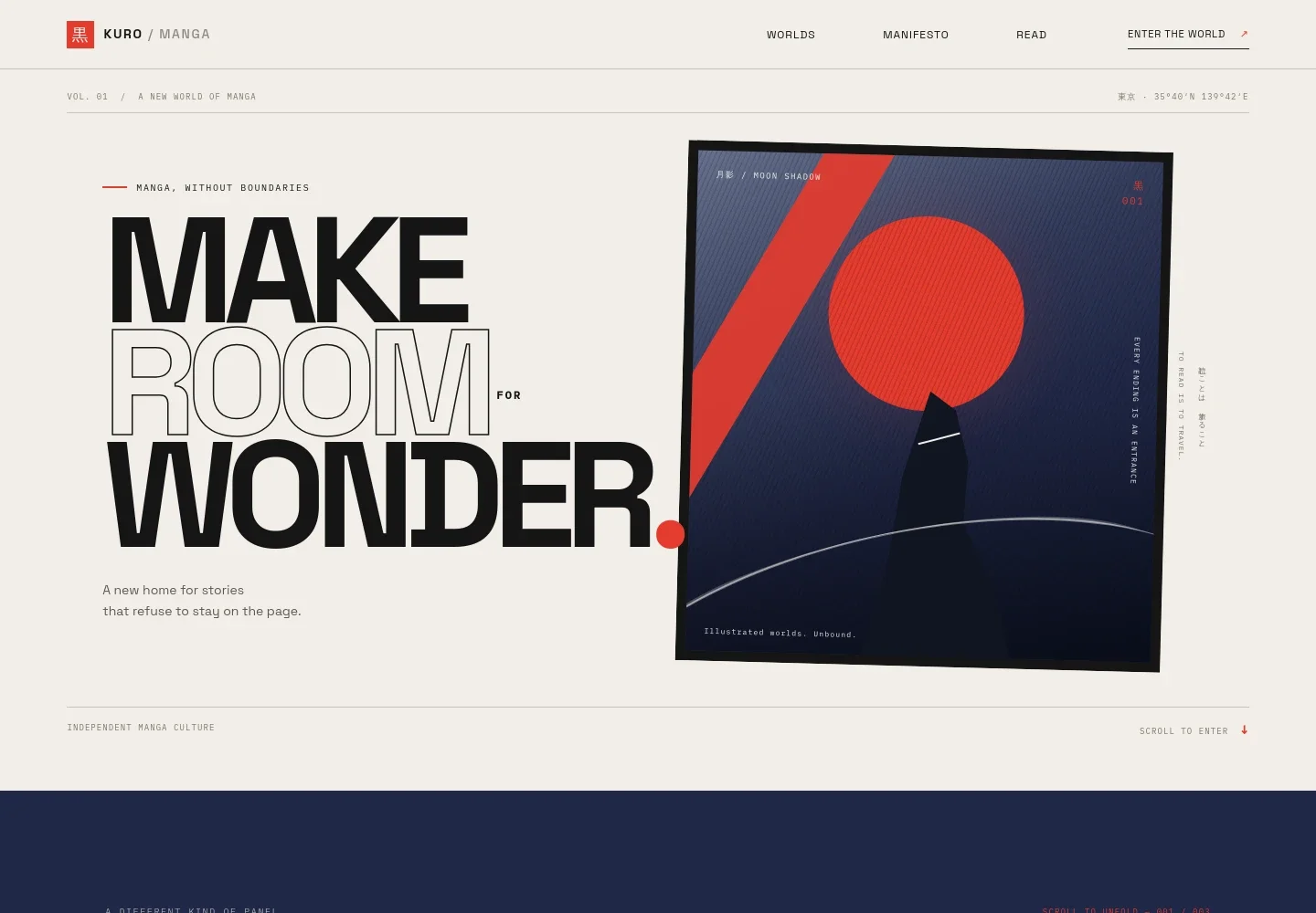 Manga Website Template